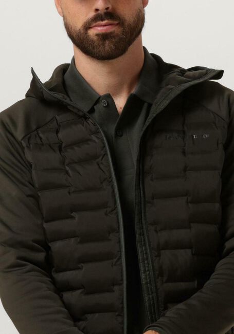 Olijf PEAK PERFORMANCE Gewatteerde jas M ARGON HYBRID HOOD - large