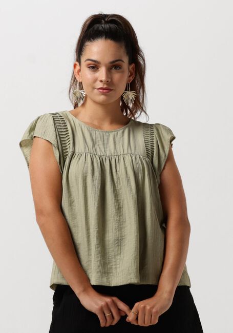 Groene OBJECT Top OBJCATJA RE S/L TOP - large