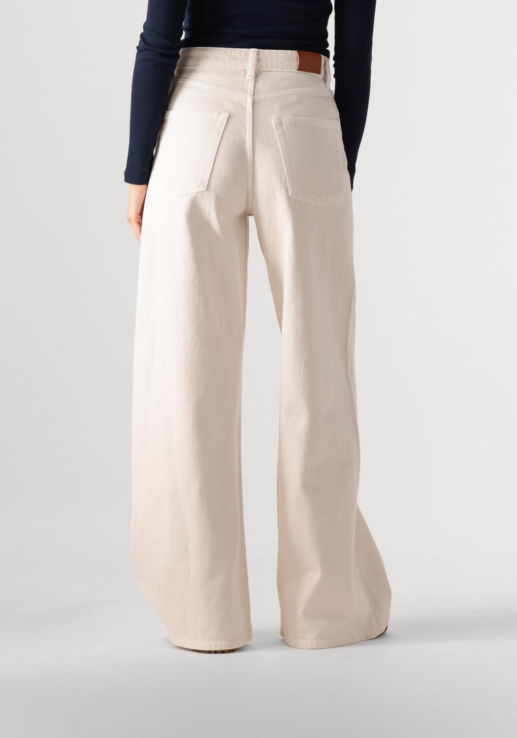 TOMMY JEANS Dames Jeans Tjw Ecru Wide Leg Beige