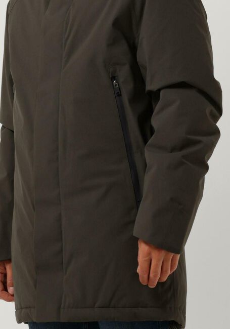 Donkergroene KRAKATAU Gewatteerde jas QM374 - large