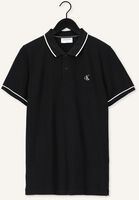 Zwarte CALVIN KLEIN Polo TIPPING SLIM POLO Zwarte CALVIN KLEIN Polo TIPPING SLIM POLO - medium
