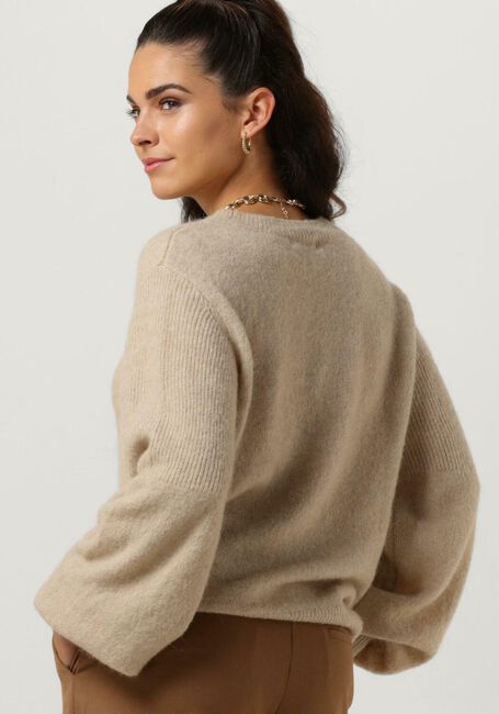 Beige MSCH COPENHAGEN Trui MSCHLILLIAN HOPE PULLOVER - large