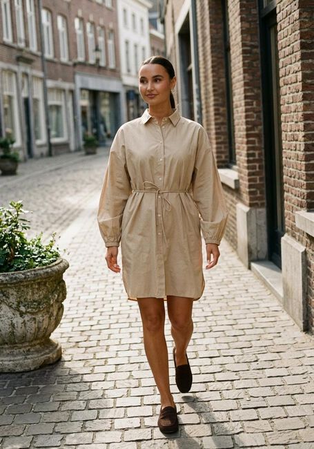 Beige MOSCOW Mini jurk 147-06-HAVANADRESS - large