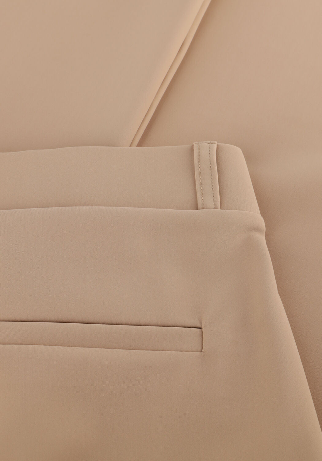 Zand STUDIO ANNELOES Flared broek FLAIR BONDED TROUSERS - large