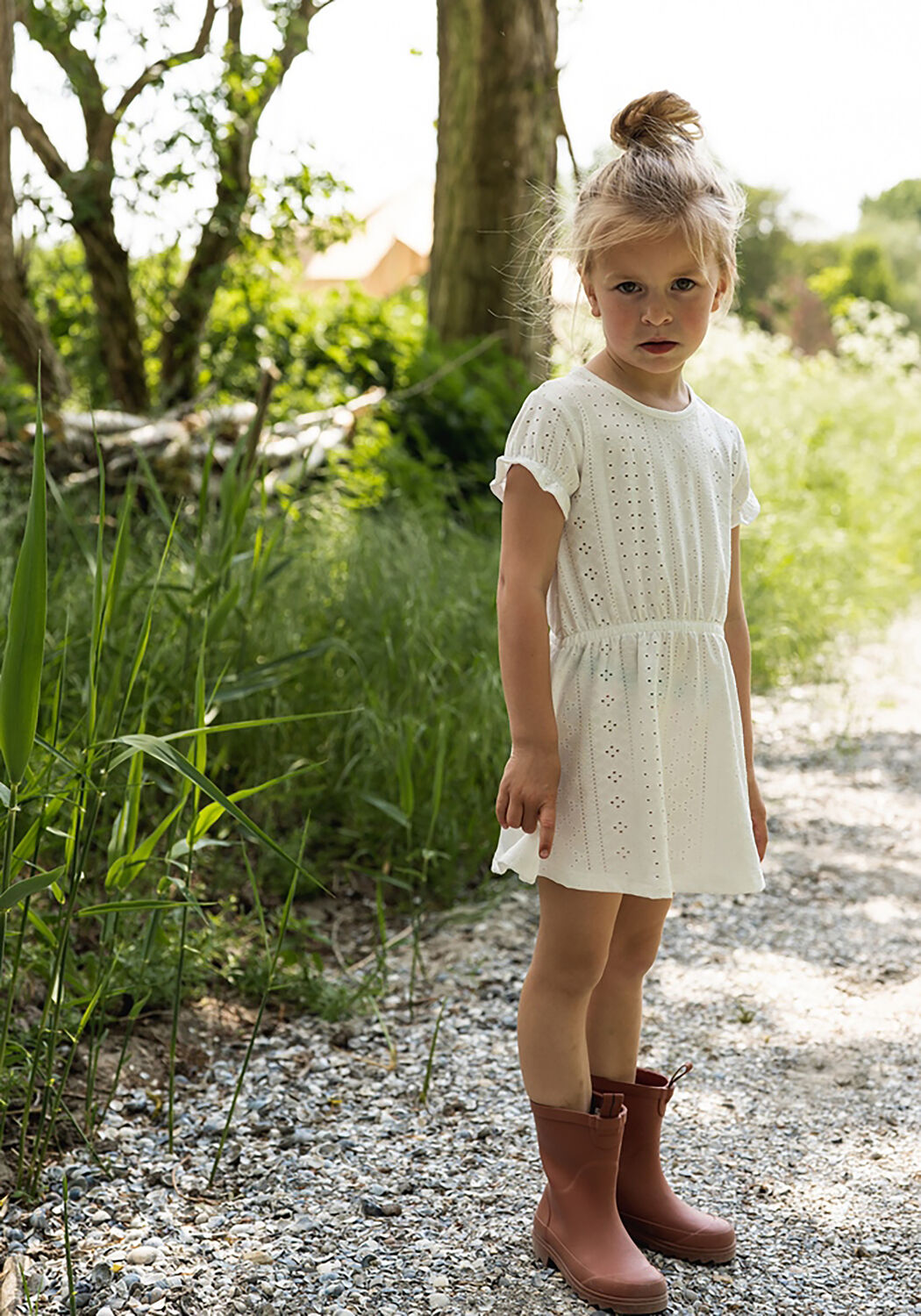 Witte KOKO NOKO Mini jurk T46910-37 - large