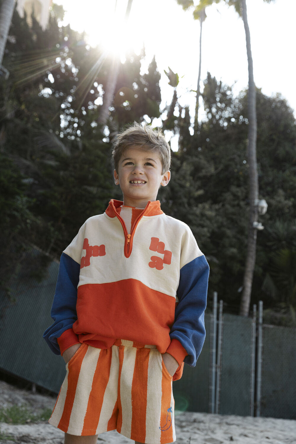 Ecru AMMEHOELA Korte broek APOLLO - large