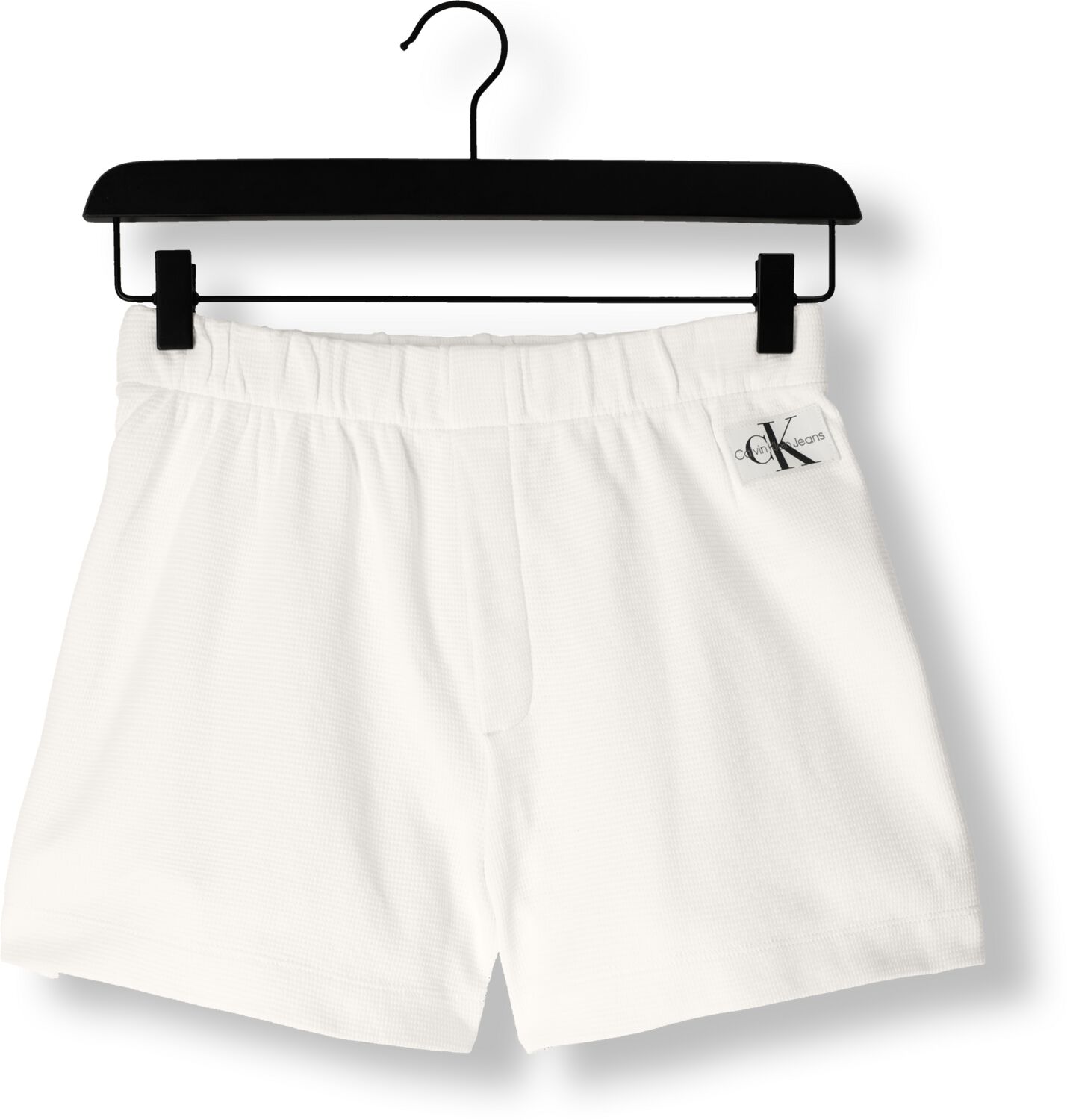 CALVIN KLEIN Dames Broeken Waffle Shorts Wit