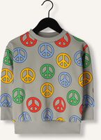 Lichtblauwe CARLIJNQ Sweater PEACE-NEW SWEATER Lichtblauwe CARLIJNQ Sweater PEACE-NEW SWEATER - medium