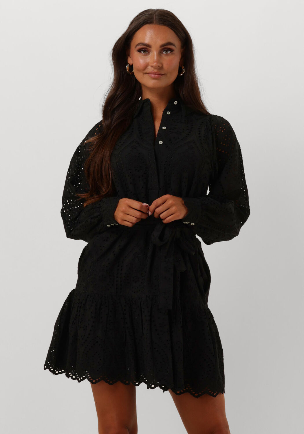 Y.A.S. Dames Jurken Yasholi Ls Belt Dress Zwart