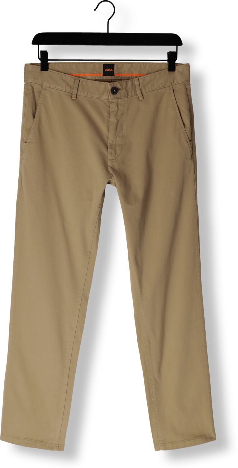 BOSS Heren Broeken Chino_slim Beige