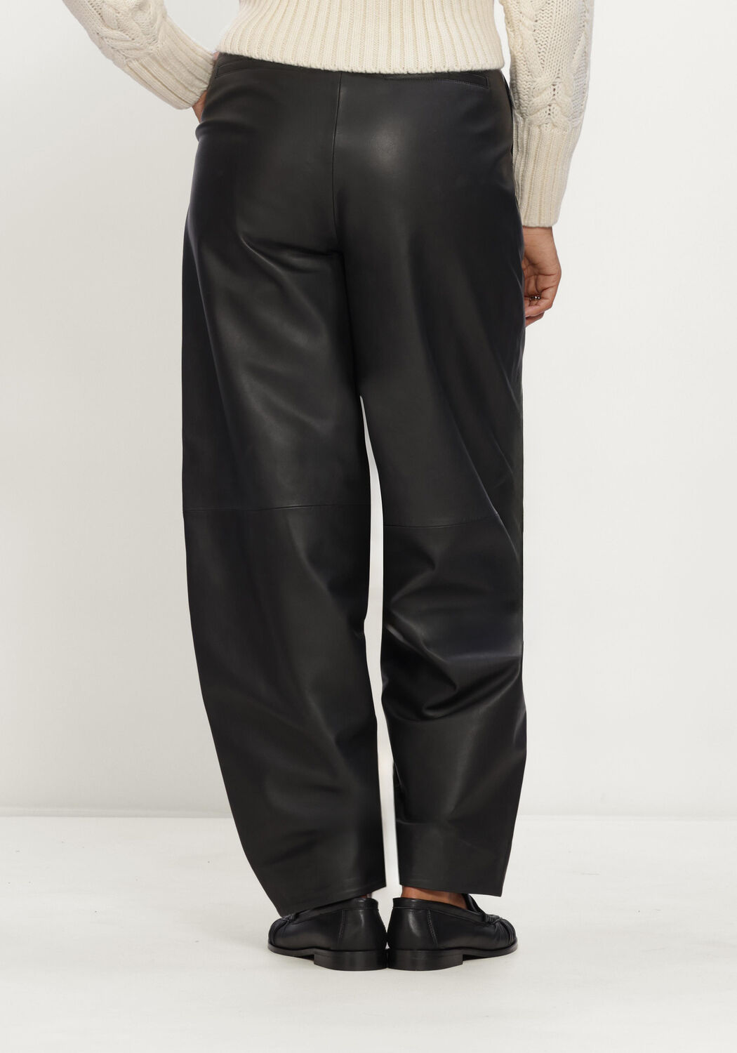 Zwarte COPENHAGEN MUSE Wijde broek CMROYAL-PANTS - large