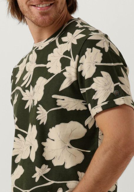 Groene CAST IRON T-shirt SHORT SLEEVE R-NECK REGULAR FIT COTTON TWILL - large