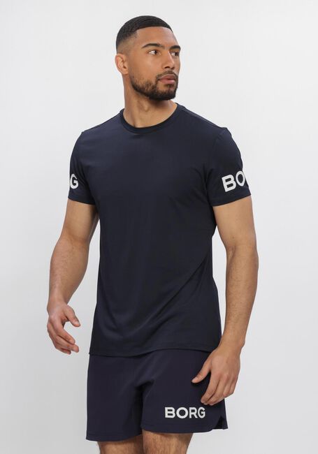 Donkerblauwe BJORN BORG Sportshirts BORG T-SHIRT - large