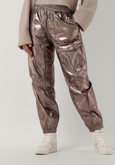 Grijze CO'COUTURE Pantalon TRICE METAL TECH PANT - large