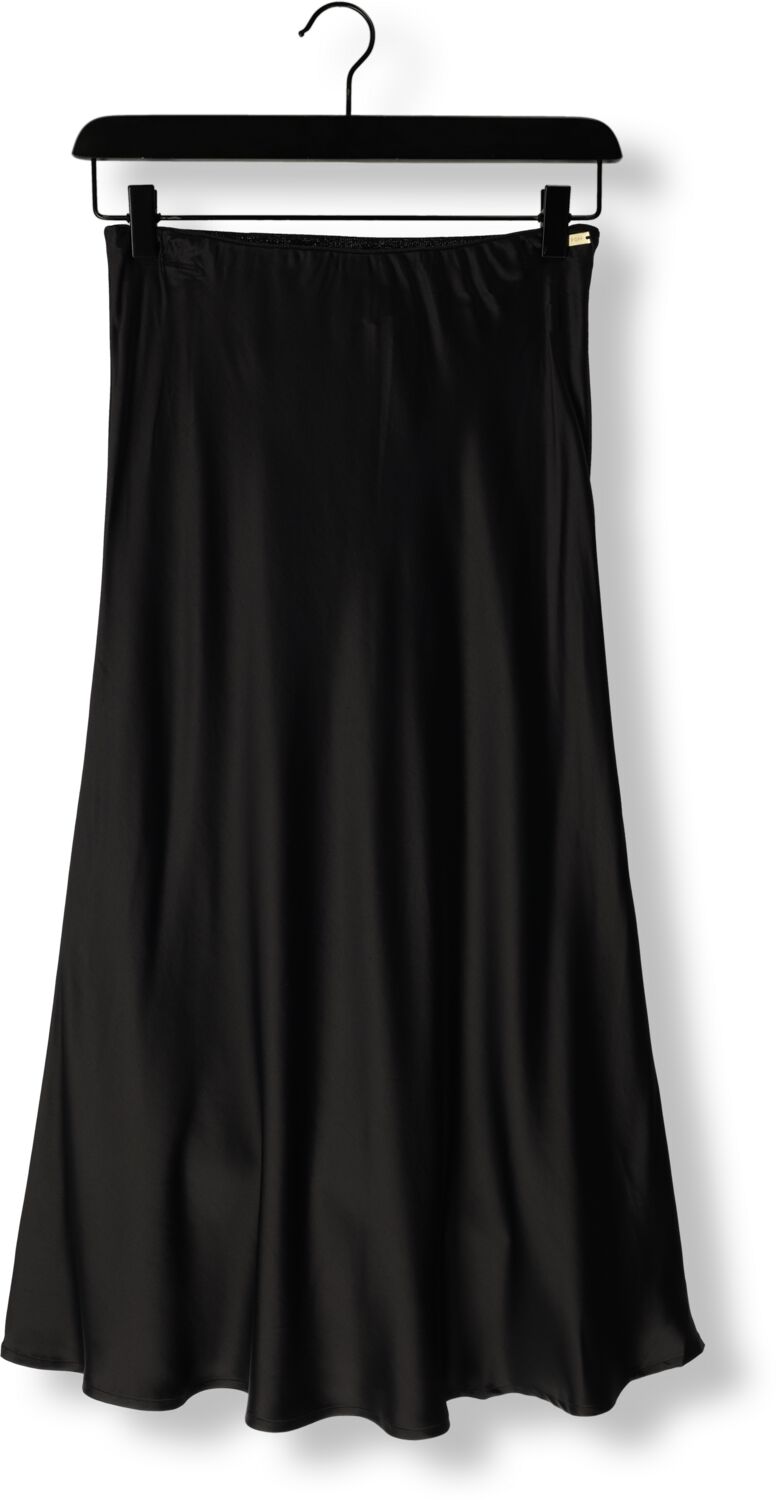 POM AMSTERDAM Dames Rokken Satin Black Zwart