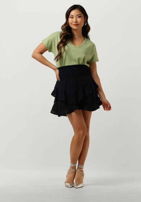 Donkerblauwe NEO NOIR Minirok RICKI S VOILE SKIRT - large