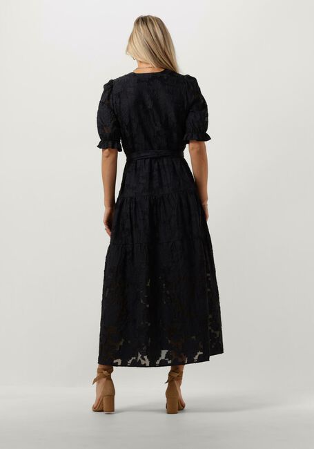 Donkerblauwe SELECTED FEMME Midi jurk SLFCATHI-SADIE 3/4 ANKLE DRESS - large