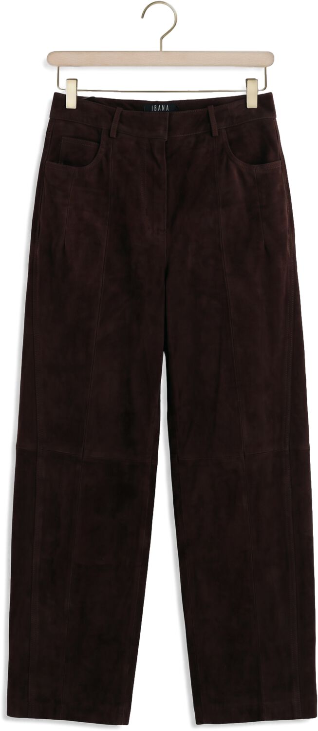 IBANA Dames Broeken Parla Suede Bruin