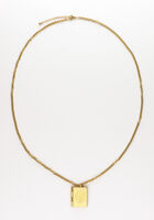 Gouden NOTRE-V Ketting KETTING MET BOEK - medium