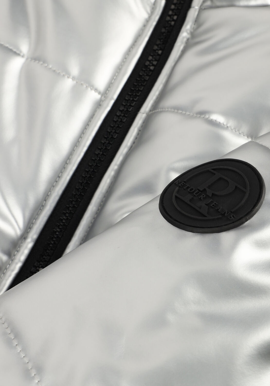 Zilveren RETOUR Gewatteerde jas GWEN - large