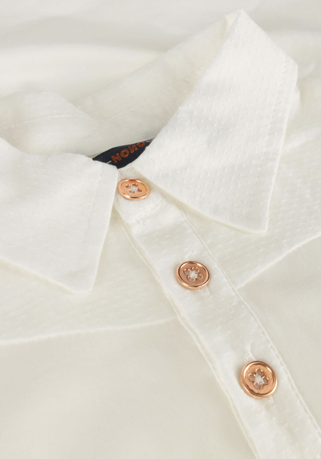 Ecru NONO Blouses KEMMY GIRLS T-SHIRT WITH COLLAR WHITE - large