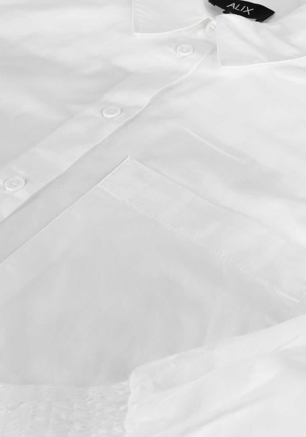 Ecru ALIX THE LABEL Blouses LADIES WOVEN ALIX POPLIN BLOUSE - large