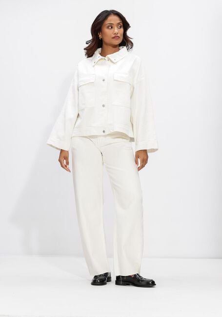 Witte WITHBLACK Broeken WBLPEYTON GALA MW BARREL PANT - large