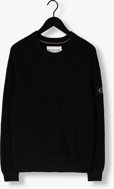 Zwarte CALVIN KLEIN Sweater BADGE EASY SWEATER - large