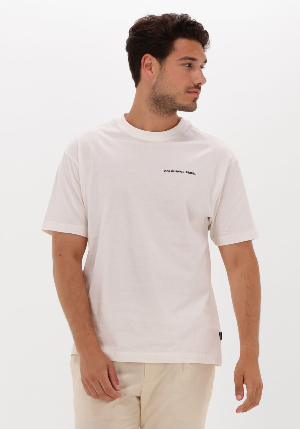 Dames Kleding voor voor Tops voor T-shirts NA-KD Trend Organisch T-shirt Met Print in het Wit 