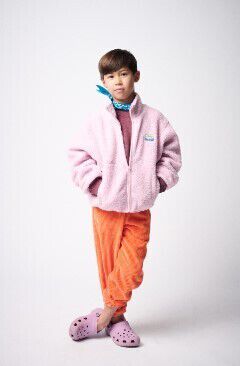 Roze AMERICAN VINTAGE Teddy jas HOKTOWN - large