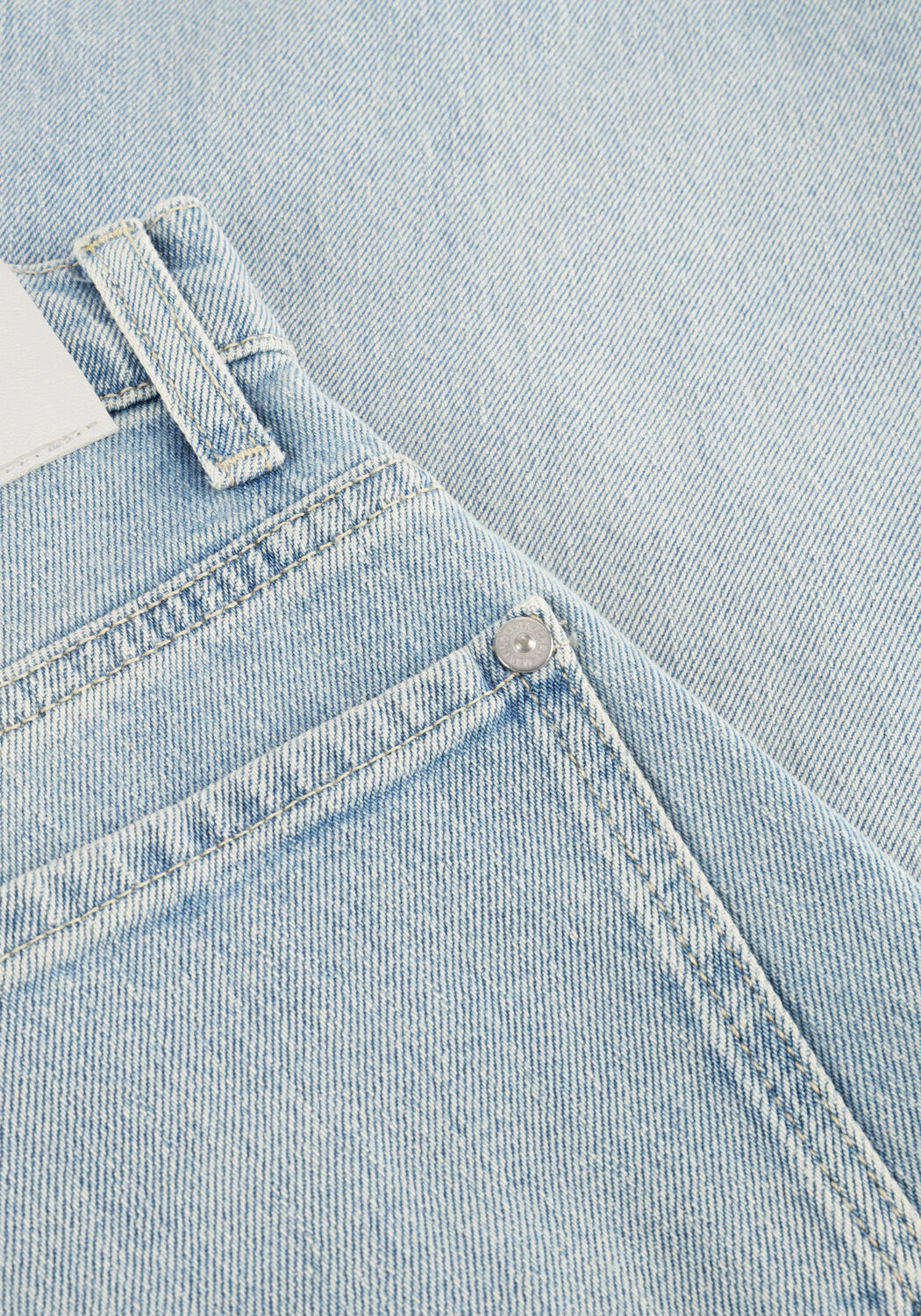 Lichtblauwe 7 FOR ALL MANKIND Wide jeans BONNIE CURVILINEAR - large