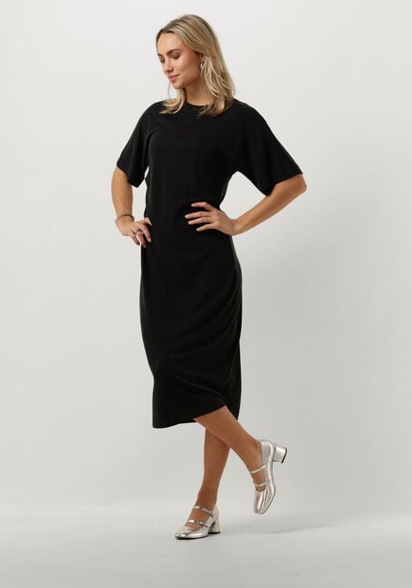 Zwarte MSCH COPENHAGEN Maxi jurk MSCHJUNIPER LYNETTE 2/4 DRESS - large