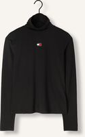 Zwarte TOMMY JEANS Coltrui TJW SLIM BADGE TURTLENECK Zwarte TOMMY JEANS Coltrui TJW SLIM BADGE TURTLENECK - medium