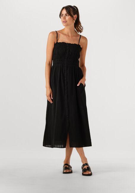 Zwarte MSCH COPENHAGEN Midi jurk MSCHBRIONA STRAP DRESS - large