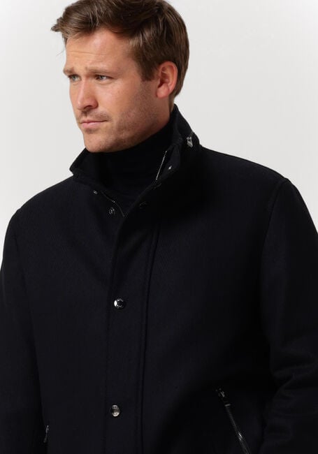 Donkerblauwe BOSS Mantel CAMRON - large