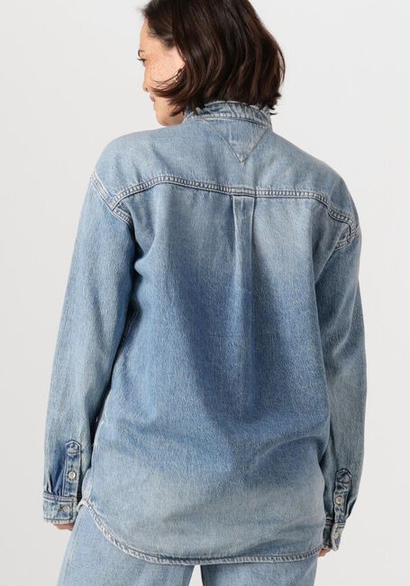 Blauwe TOMMY JEANS Blouses RELAXED FIT OVERSHIRT AI6037 EXT - large