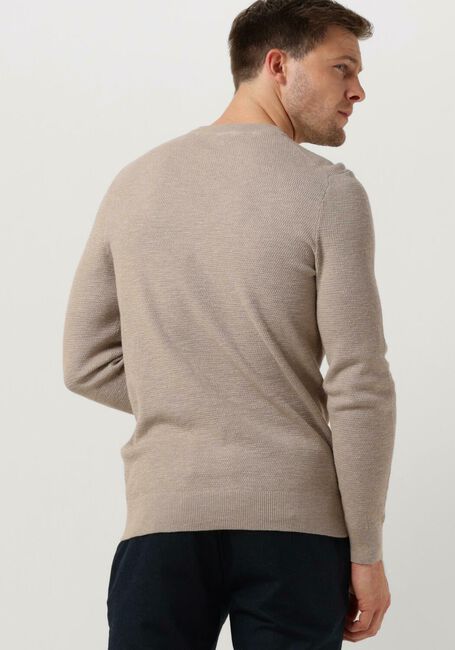 Beige PROFUOMO Trui PULLOVER CREW NECK - large