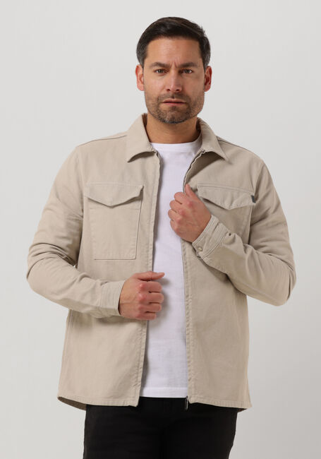Zand PUREWHITE Overshirt TWILL OVERSHIRT WITH ZIPPER AND POCKETS ON CHEST - large