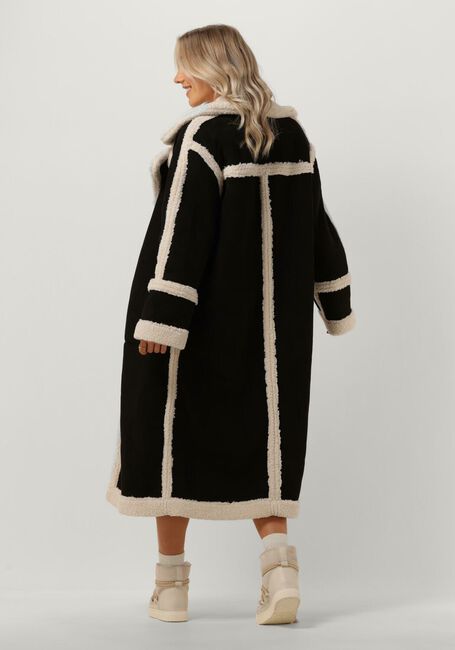 Zwarte OBJECT Mantel OBJKHALESI OVERSIZED COAT - large