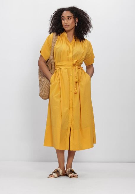 Gele VANESSA BRUNO Midi jurk CIAO - large