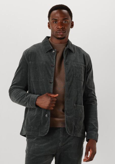 Donkergrijze DSTREZZED Overshirt CAMERON CHORE JACKET - large