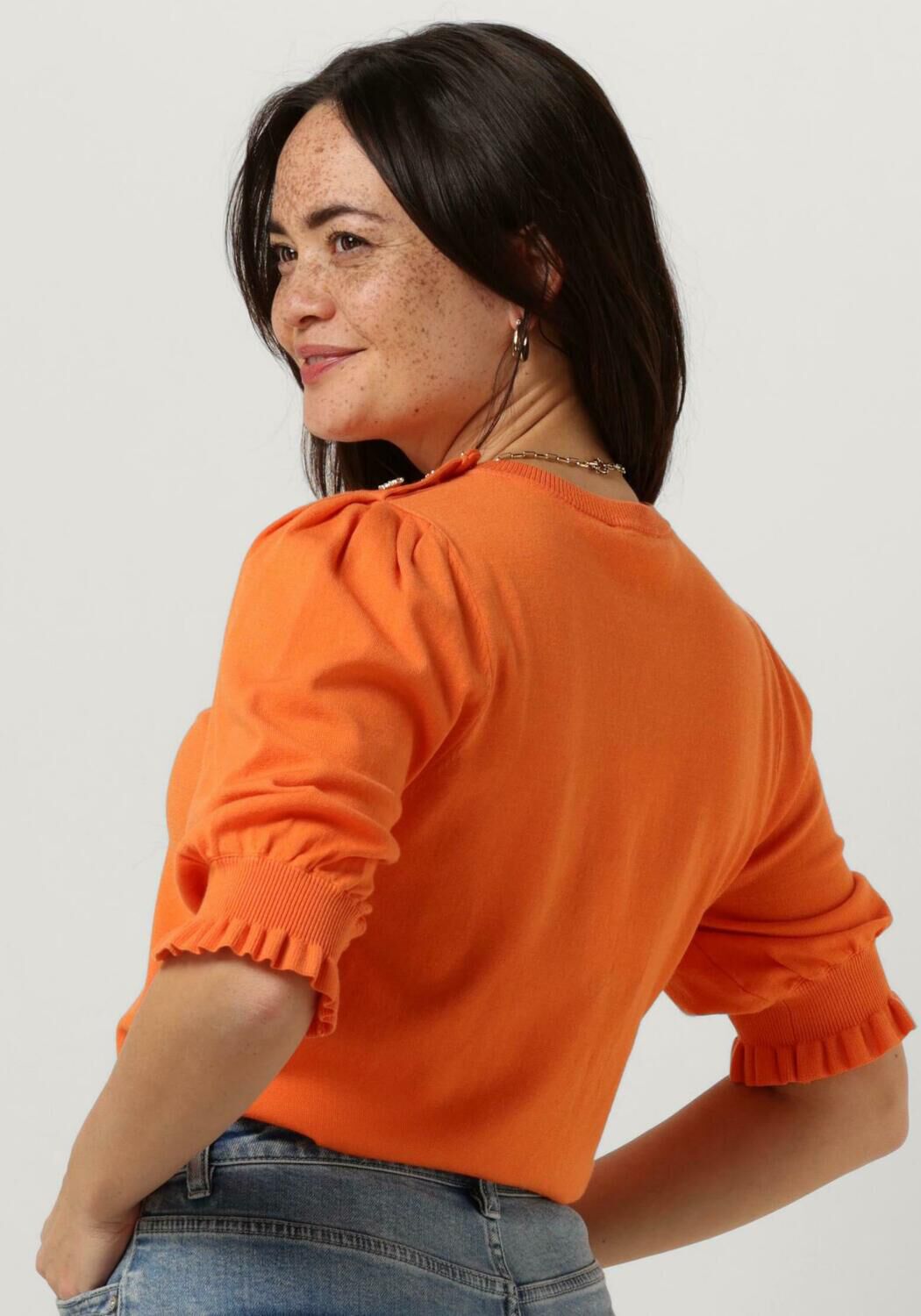 FABIENNE CHAPOT Dames Truien & Vesten Jolly Pullover Oranje