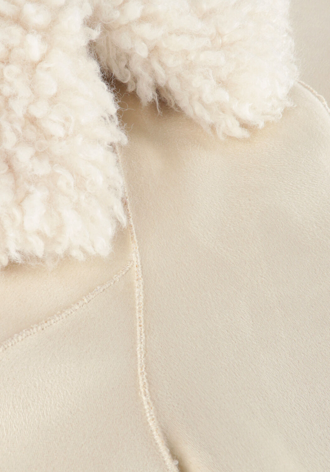 Ecru BEAUMONT Teddy jas JAN - large