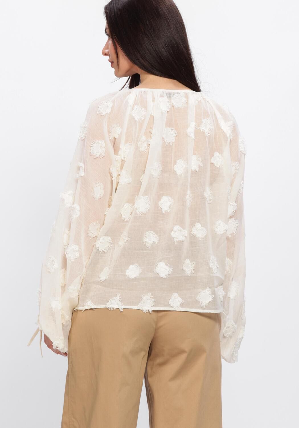 Gebroken wit SUMMUM Tops & T-shirts TOP 3D NEW - large