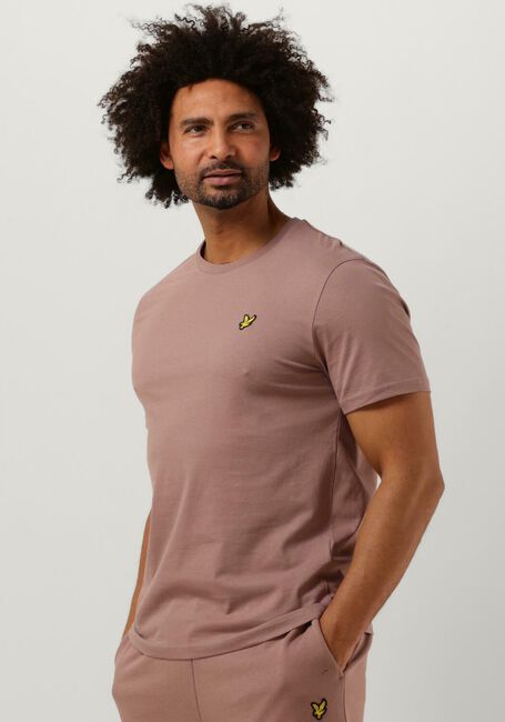 Roze LYLE & SCOTT T-shirt PLAIN T-SHIRT - large