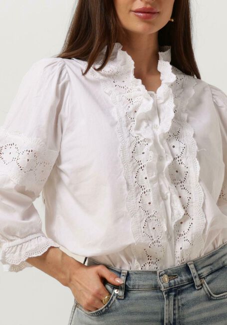 Witte LOLLYS LAUNDRY Blouses PAVIALL SHIRT LS - large