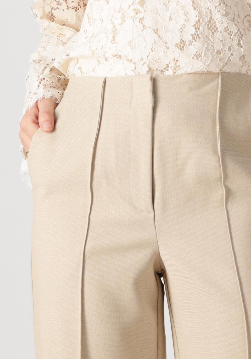 Y.A.S. Dames Broeken Yasreemaj Hw Pant Noos Beige