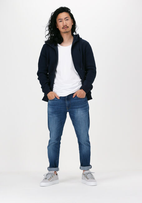 Donkerblauwe G-STAR RAW Sweater C235 - PACIOR SWEAT R HOODIE - large