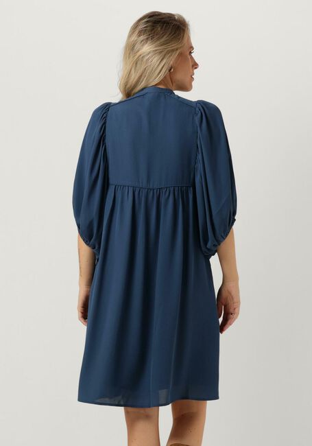 Donkerblauwe BRUUNS BAZAAR Midi jurk CAMILLIA BESSIE DRESS - large