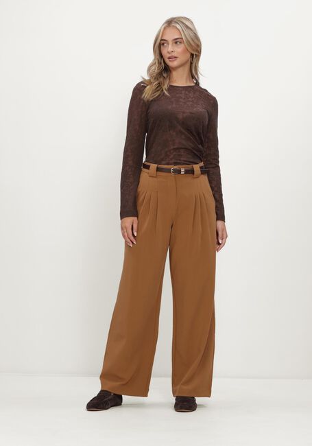 Bruine MSCH COPENHAGEN Top MSCHBRIGETTA TOP - large
